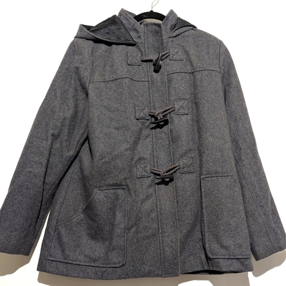 Gray Toggle Coat - Picture 7 of 12